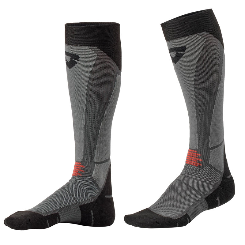 Calcetines hasta la rodilla Revit Kalhari 2 gris-negro