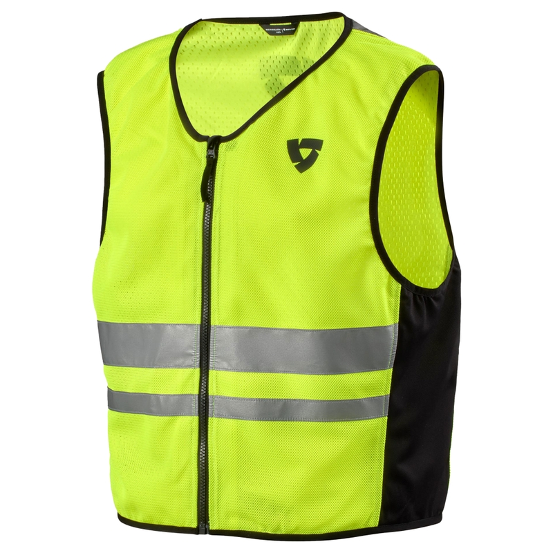 Chaleco reflectante para moto Revit Athos 3 Air amarillo fluorescente