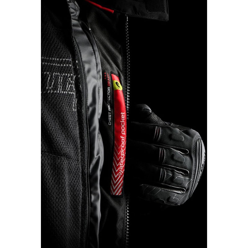 Chaqueta de moto Furygan Ultraspark 3/1+ negra