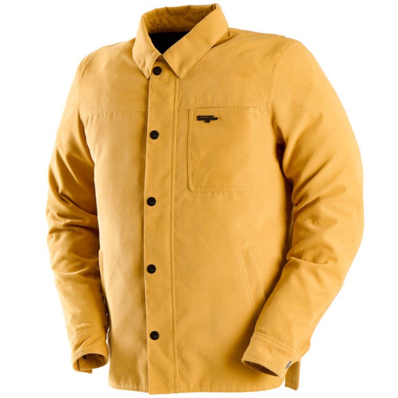 Camisa de moto Furygan Marlon X Kevlar color marrón camel