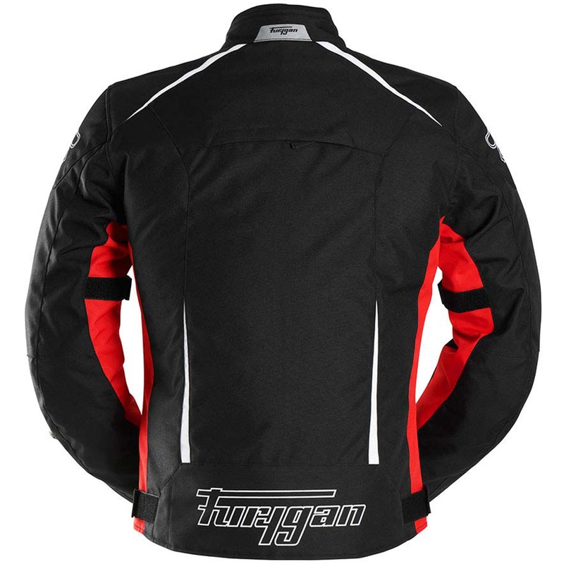 Chaqueta de moto Furygan Yori negra-roja-blanca