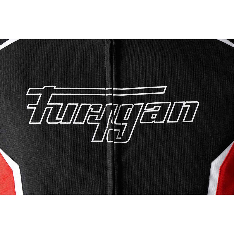Chaqueta de moto Furygan Yori negra-roja-blanca