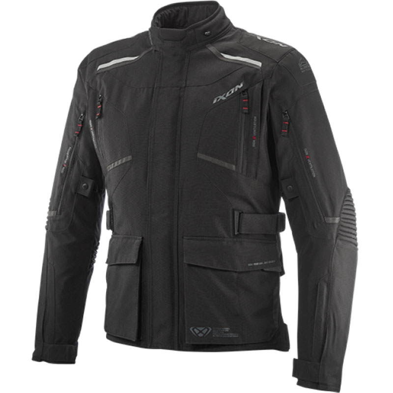 Chaqueta de moto IXON Midgard C-Sizing negra