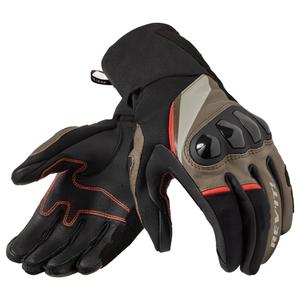 Guantes de moto Revit Combustion negro-marrón