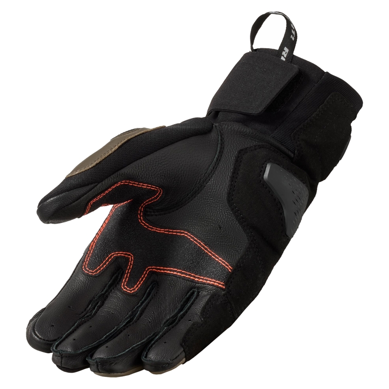 Guantes de moto Revit Combustion negro-marrón