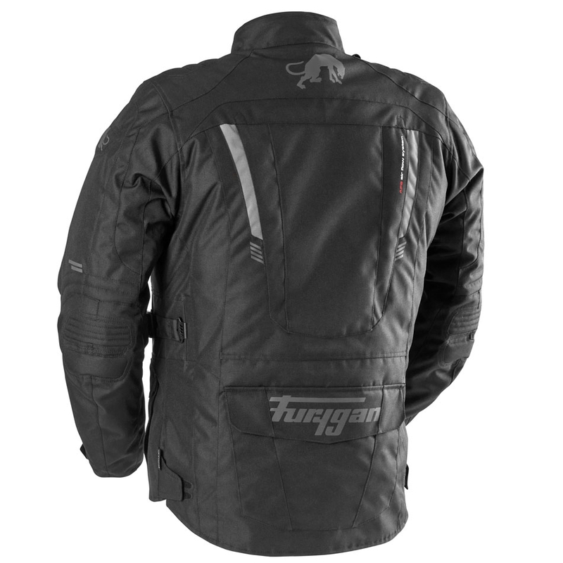 Chaqueta de moto Furygan Apalaches Evo negra y gris