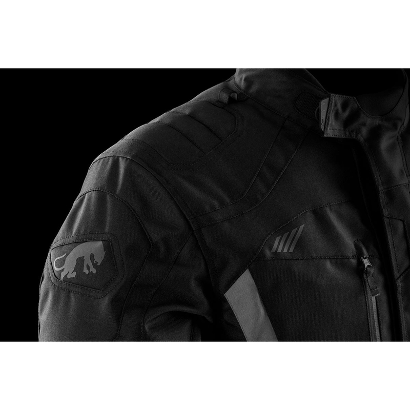 Chaqueta de moto Furygan Apalaches Evo negra y gris