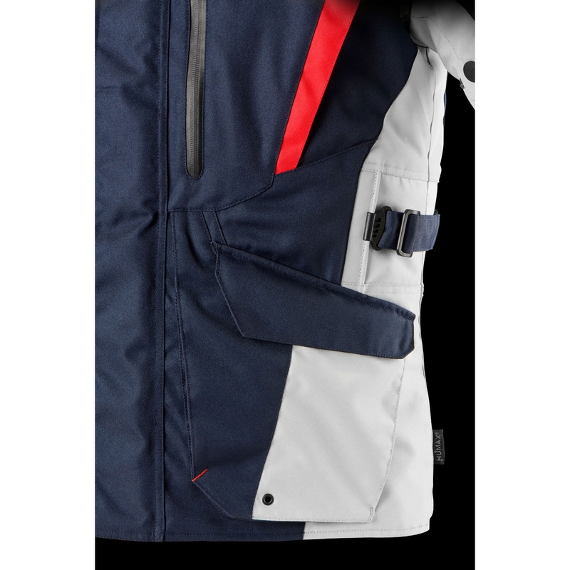 Chaqueta de moto Furygan Apalaches Evo azul-beige-roja
