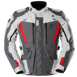Chaqueta de moto Furygan Apalaches Evo gris-beige-roja