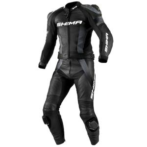 Mono de moto Shima STR negro-gris liquidación