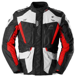 Chaqueta de moto Furygan Apalaches Evo negra-beige-roja