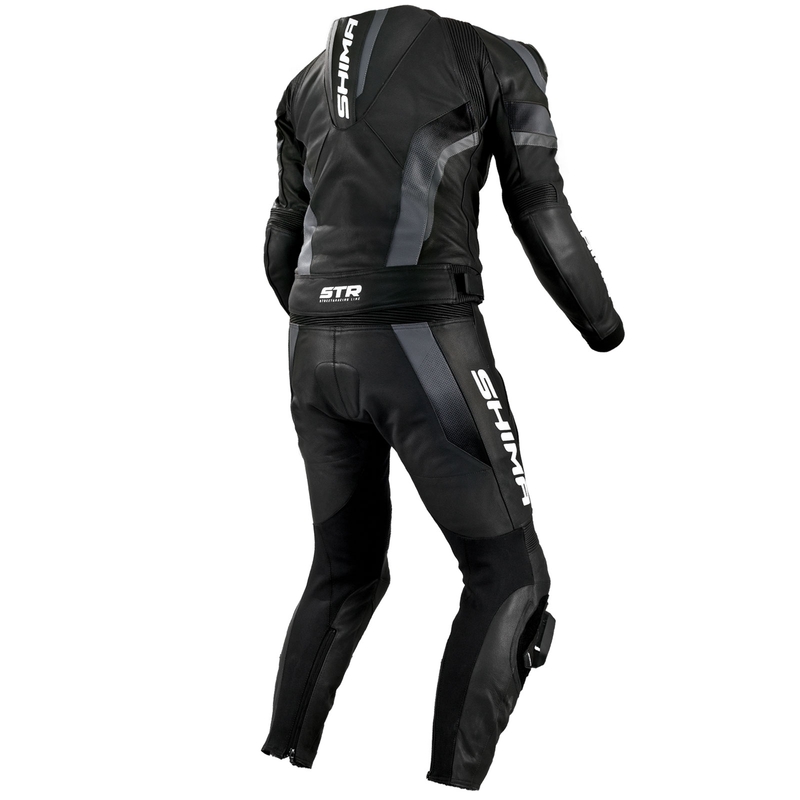 Mono de moto Shima STR negro-gris liquidación
