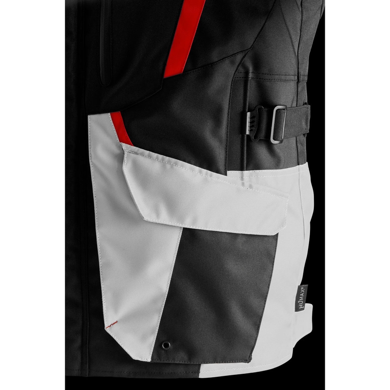 Chaqueta de moto Furygan Apalaches Evo negra-beige-roja