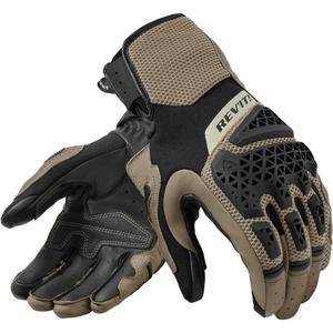 Guantes de moto Revit Sand 5 color negro arena