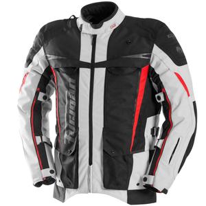 Chaqueta de moto Furygan Montroc Kevlar® Primaloft® 3IN1+ negra-beige-roja
