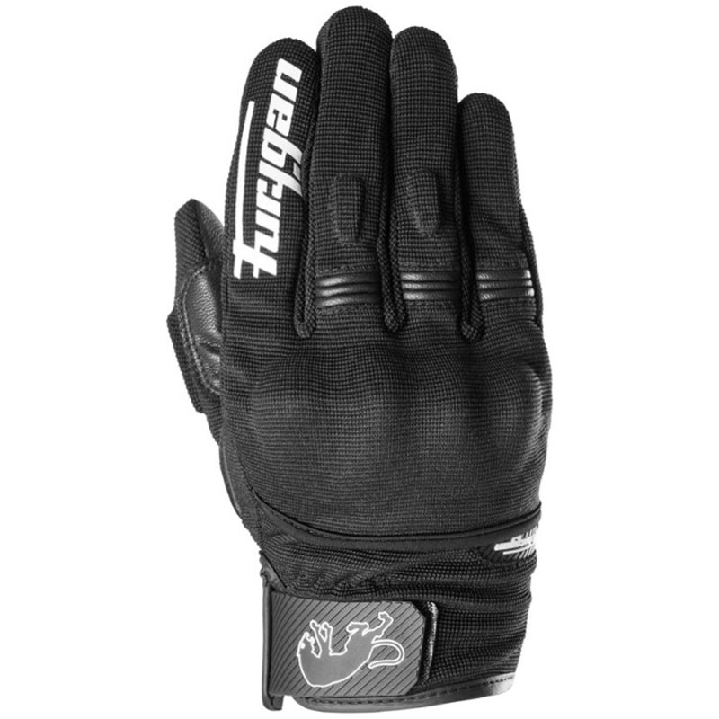 Guantes de moto Furygan Jet D3O Evo negro-blanco