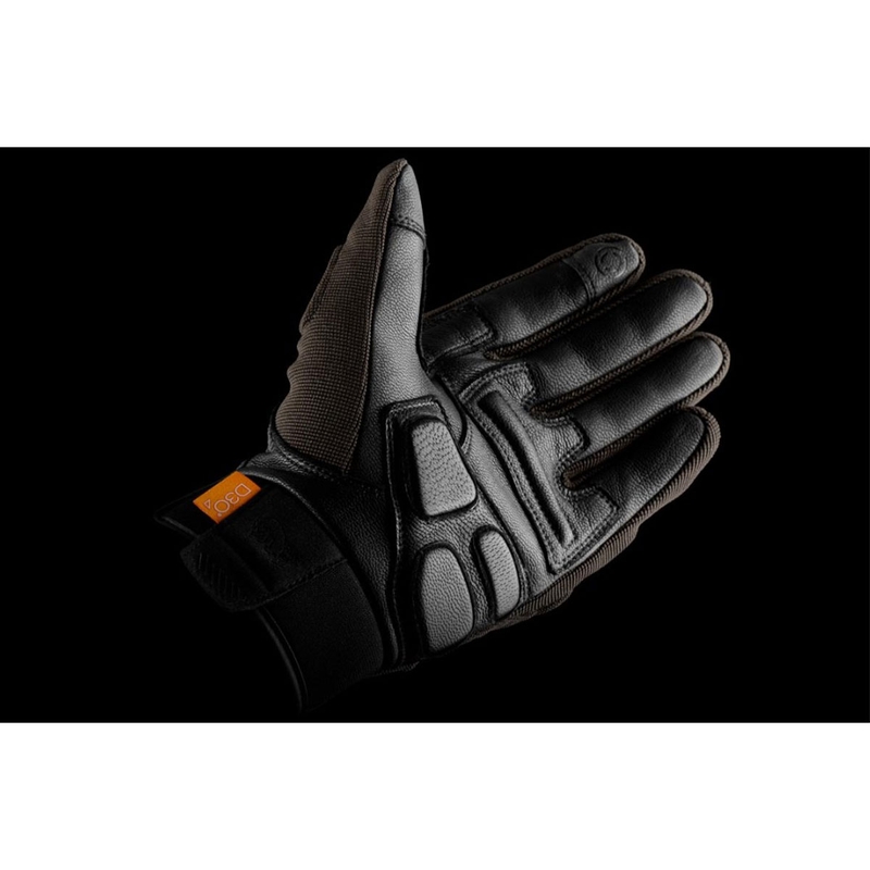 Guantes de moto Furygan Jet D3O Evo marrón