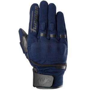 Guantes de moto Furygan Jet D3O Evo azul-negro