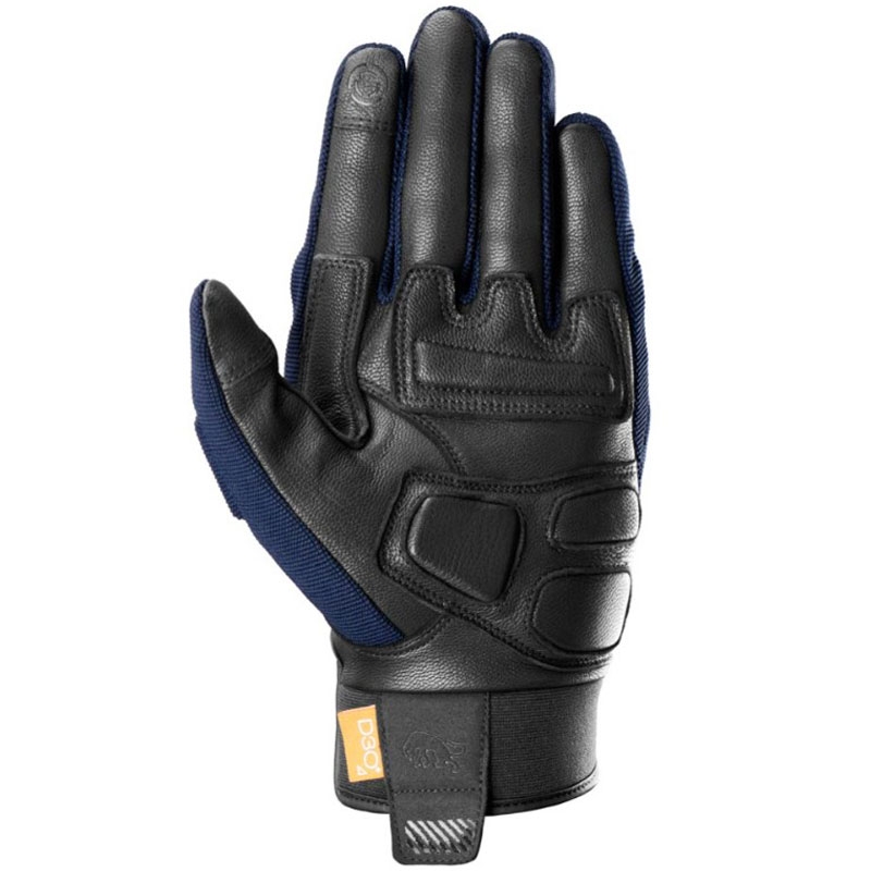 Guantes de moto Furygan Jet D3O Evo azul-negro