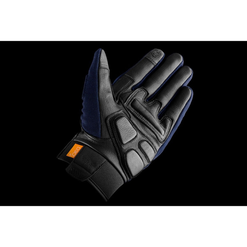 Guantes de moto Furygan Jet D3O Evo azul-negro