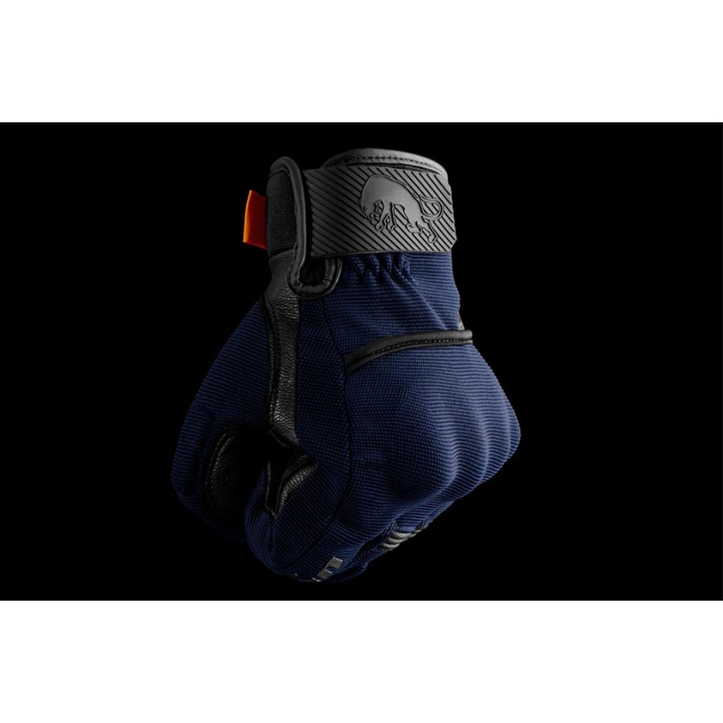 Guantes de moto Furygan Jet D3O Evo azul-negro