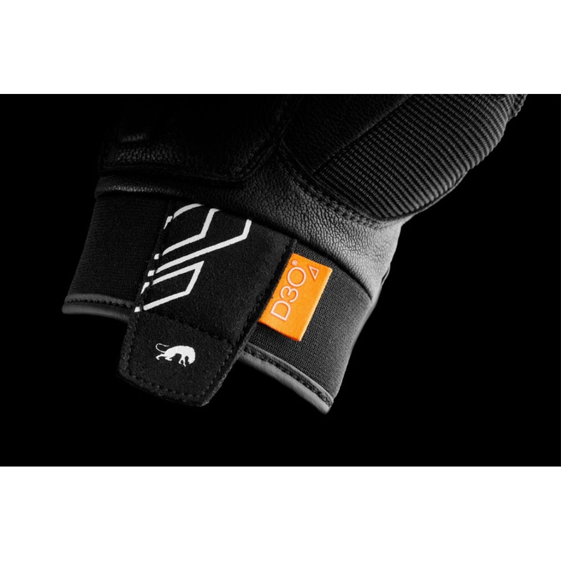 Guantes de moto Furygan Jet Neon D3O negro-blanco
