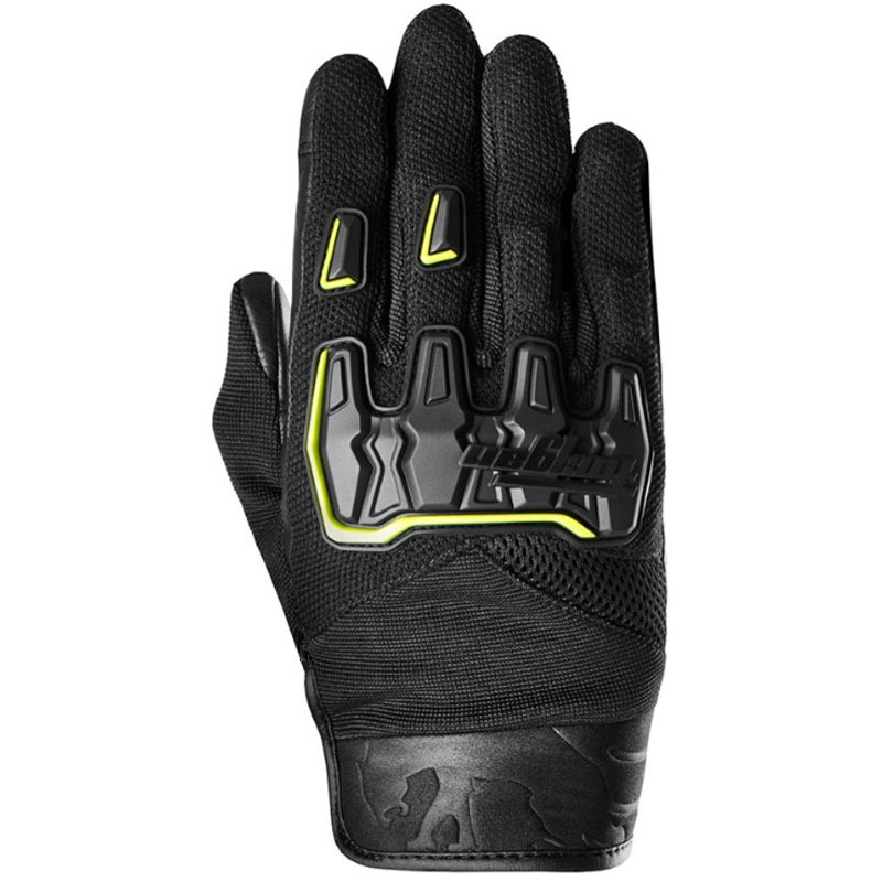 Guantes de moto Furygan Shade negro-amarillo fluo