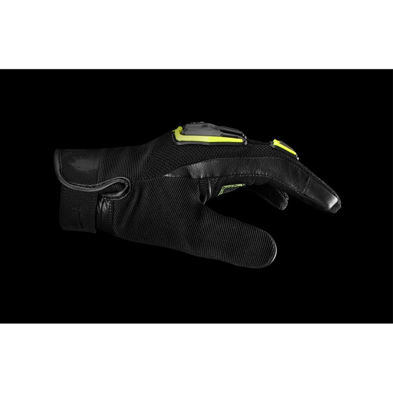 Guantes de moto Furygan Shade negro-amarillo fluo