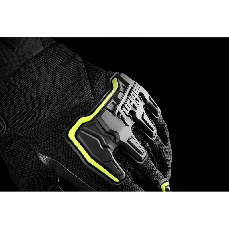 Guantes de moto Furygan Shade negro-amarillo fluo