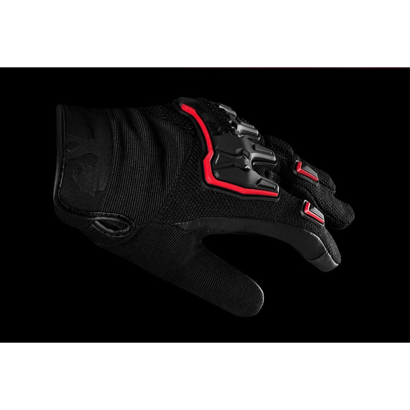 Guantes de moto Furygan Shade negro-rojo