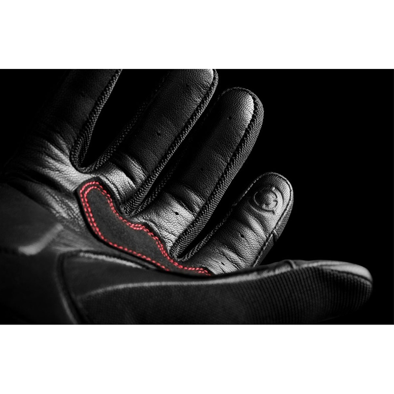 Guantes de moto Furygan Shade negro-rojo