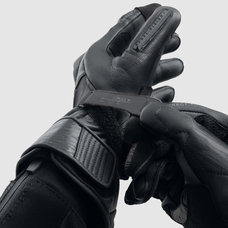 Guantes de moto Rebelhorn Viper negros