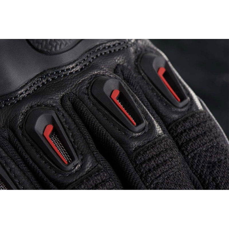 Guantes de moto Furygan Volt negro-rojo liquidación