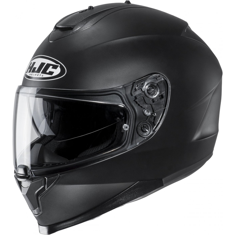 Casco integral para motocicleta HJC C70N Solid Semi plano negro