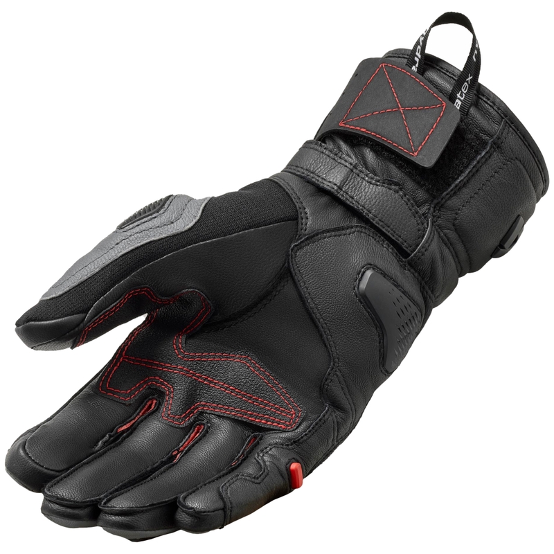 Guantes de moto Revit Sand 5 H2O negro-gris