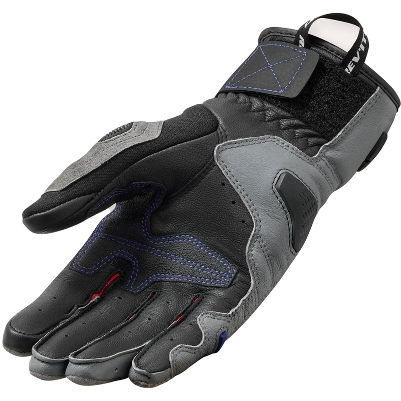 Guantes de moto para mujer Revit Sand 5 gris-rojo