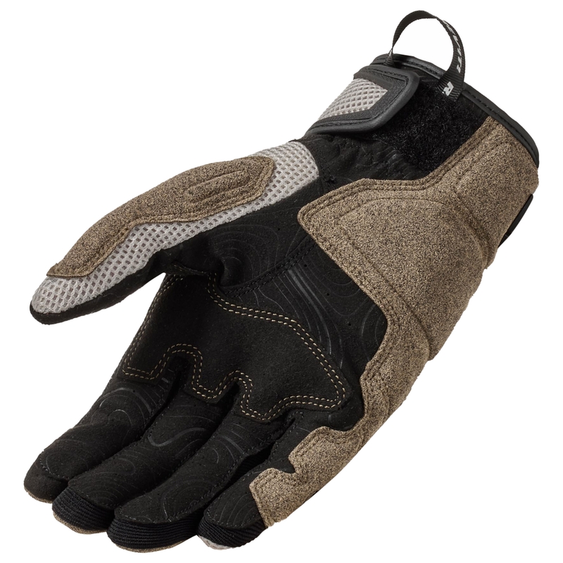 Guantes de moto para mujer Revit Cavern color arena y negro