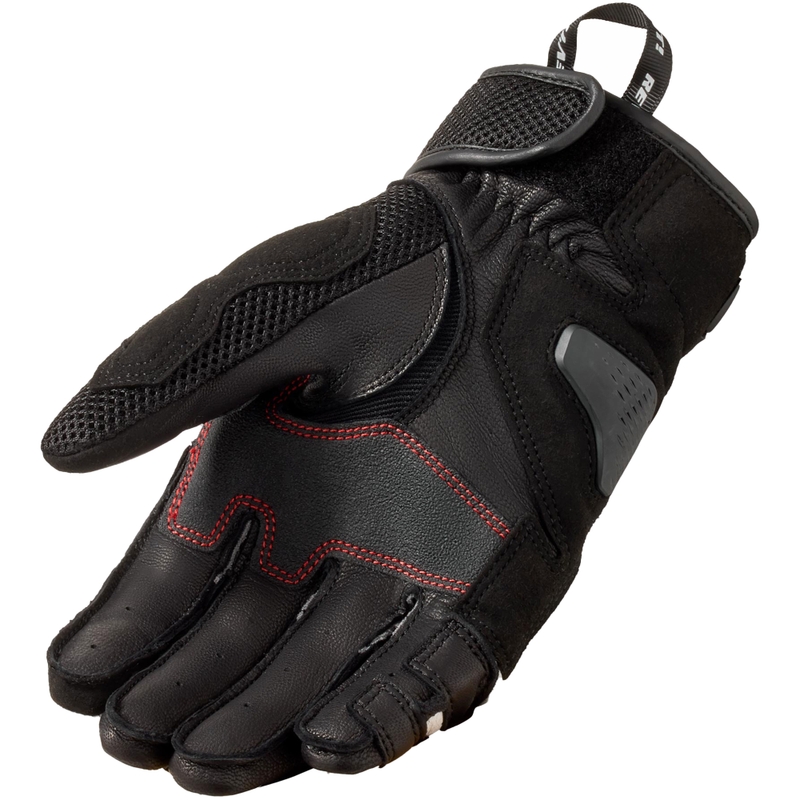 Guantes de moto Revit Blaze blanco-rojo