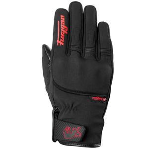Guantes de moto Furygan Jet All Season D3O® Evo Negro-Rojo