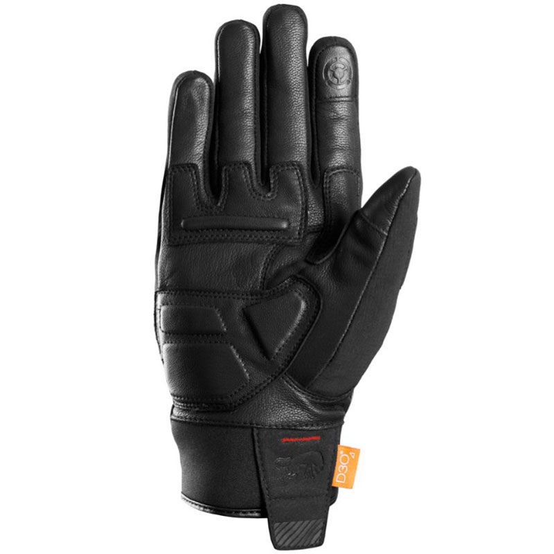 Guantes de moto Furygan Jet All Season D3O® Evo Negro-Rojo