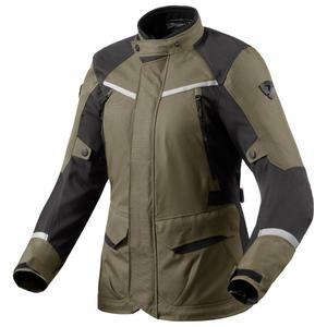 Chaqueta de moto para mujer Revit Voltiac 3 H2O verde-antracita
