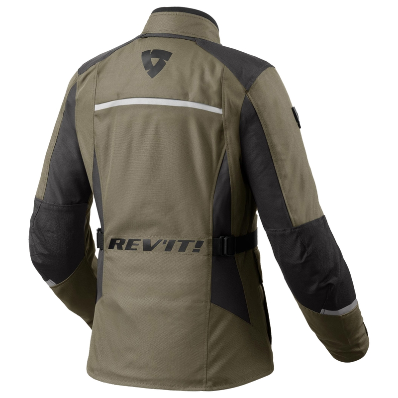 Chaqueta de moto para mujer Revit Voltiac 3 H2O verde-antracita