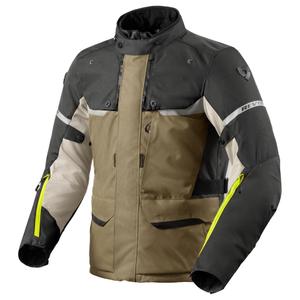 Chaqueta de moto Revit Outback 4 H2O verde-antracita