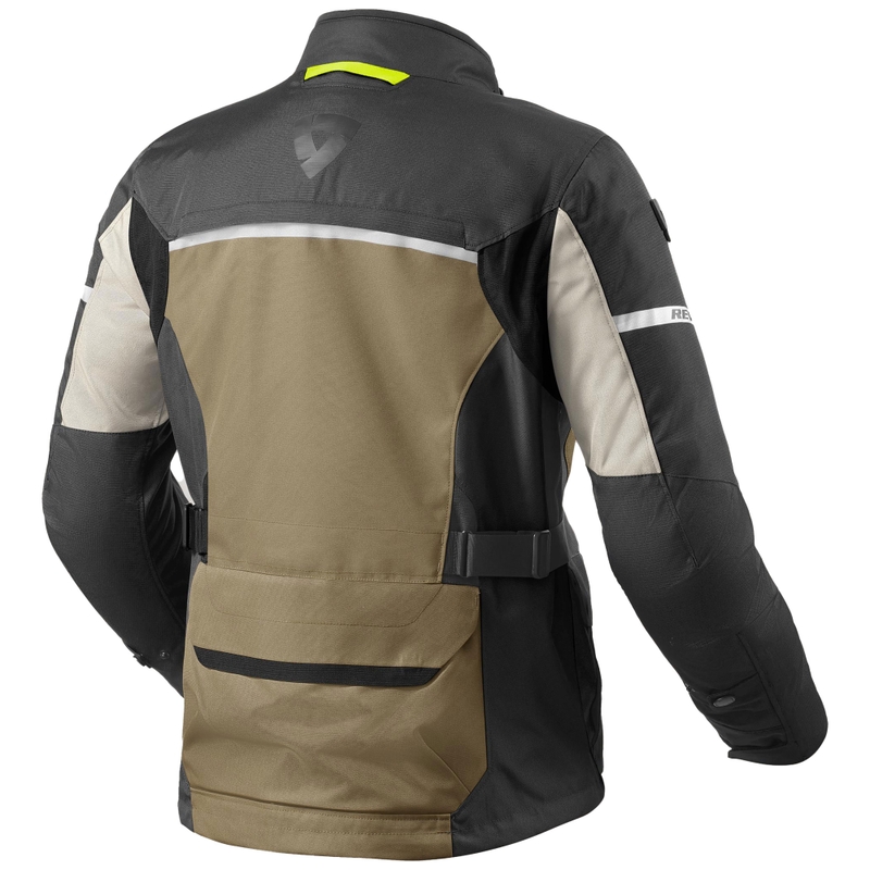 Chaqueta de moto Revit Outback 4 H2O verde-antracita