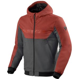 Sudadera de moto Revit Parabolica 2 color gris vino