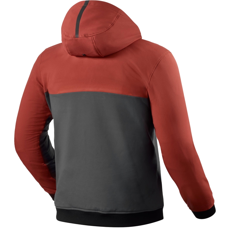 Sudadera de moto Revit Parabolica 2 color gris vino