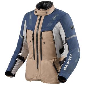 Chaqueta de moto para mujer Revit Sand 5 H2O azul arena
