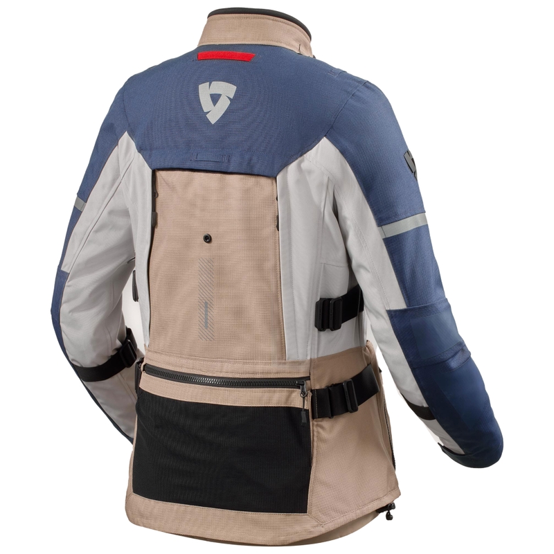 Chaqueta de moto para mujer Revit Sand 5 H2O azul arena