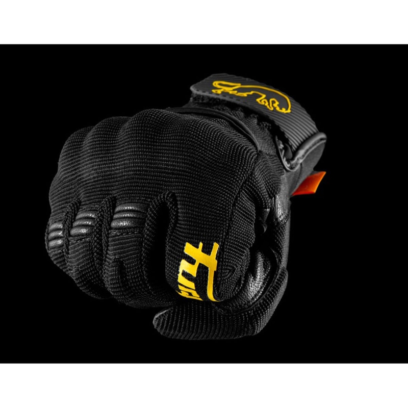 Guantes de moto para mujer Furygan Jet Lady D3O® Evo negro-dorado