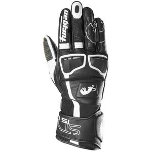 Guantes de moto para mujer Furygan Styg 15 Lady negro-blanco